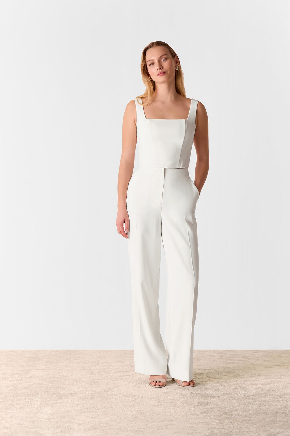 Ivory Structured Corset Bridal Top
